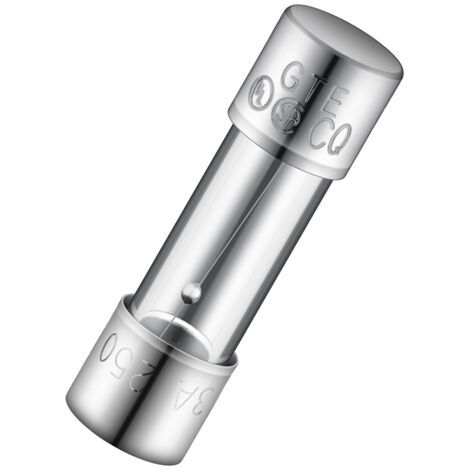Cartouche fusible RS PRO, 500mA, 5 x 20mm, Type T, 250V c.a.