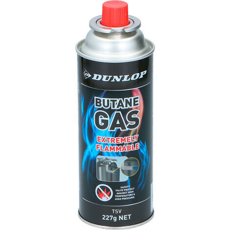 Cartouche gaz butane 227g dunlop (rechange pour cuisinière à gaz compacte)