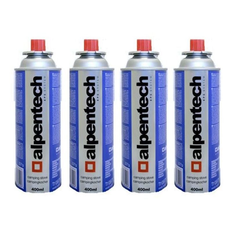 Réchaud Portable À Gaz 2200W Butane camping cuisine 8 Cartouches ALPENTECH 227g