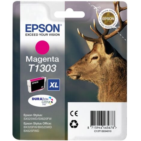 Cartouche imprimante jet d'encre mangenta Epson T1303 - C13T1303