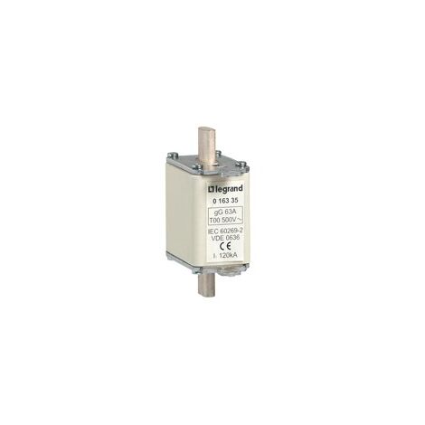 CARTOUCHE INDUSTRIEL À COUTEAU GG TAILLE 00 AVEC VOYANT 35 A LEGRAND 016322