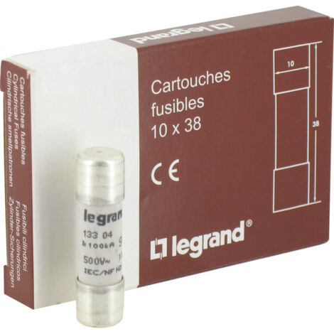 Cartouche Industrielle Cylindrique - Type Gg - 10x38 - 4a - 500v - Sans Voyant