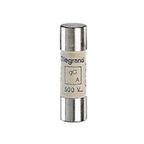 Cartouche industrielle cylindrique type gG 14x51mm avec percuteur 40A LEGRAND 014540