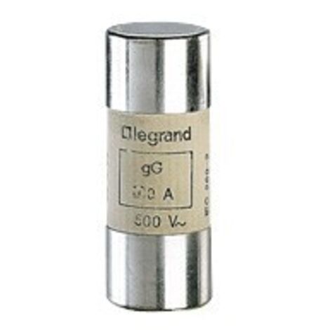 Cartouche industrielle cylindrique type gG 22x58mm sans percuteur 32A LEGRAND 015332