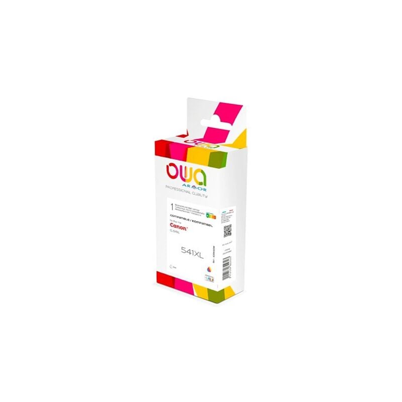 Cartouche Owa compatible Canon CL541XL 3 couleurs pour imprimante jet d'encre