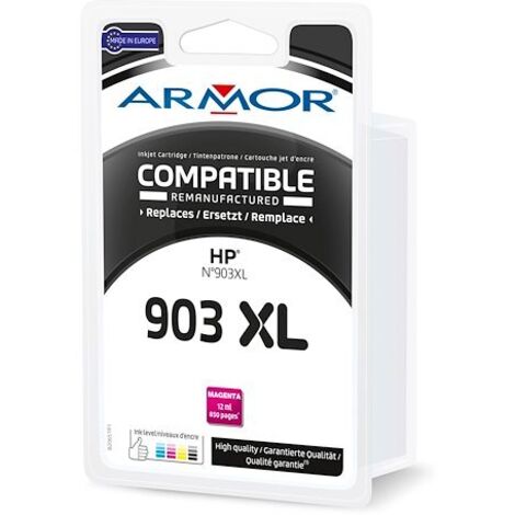 Cartouche Owa compatible HP 903XL couleur magenta pour imprimante jet d'encre