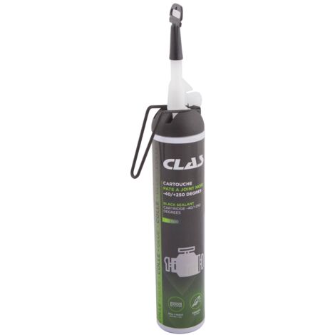 Cartouche pâte à joint noire -40/+250 degrés 200ml - CO 1020 - CLAS Equipements