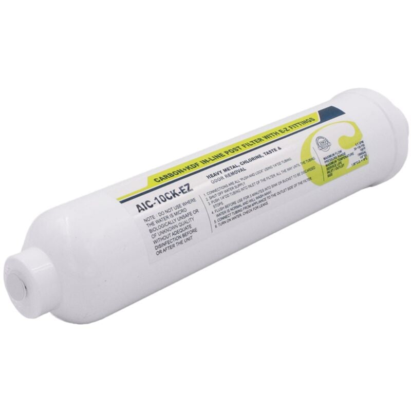 Hydropure - Pré-filtre en ligne Charbon Actif/KDF (RH1P)