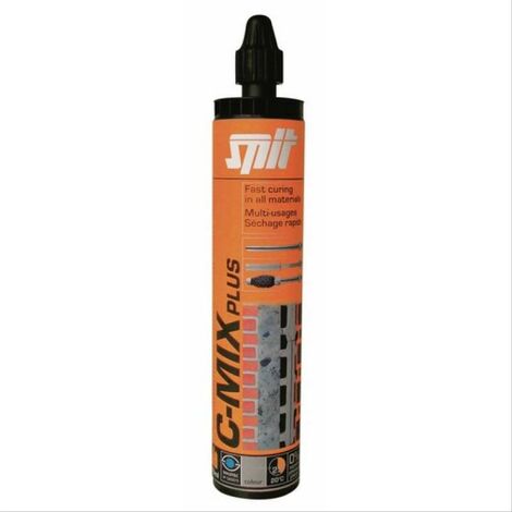 Cartouche scellement CMIXPLUS Ton pierre Beige 300 ml + 2 Buses SPIT - 055865