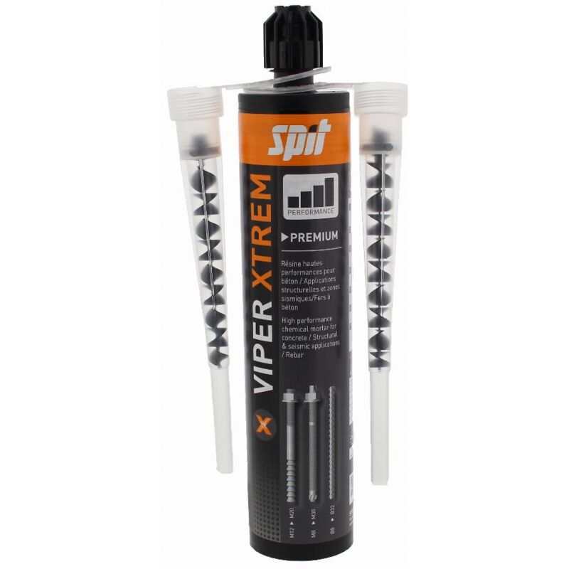 Résine viper xtrem pour scellement chimique - 410 mL - gris Spit