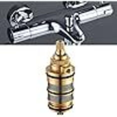 Cartouche Thermostatique et PoignéE en Laiton pour le Bain Douche pour Mitig MéLang Barre de Douche Robinet MéLang Douche Cartouche MéLang