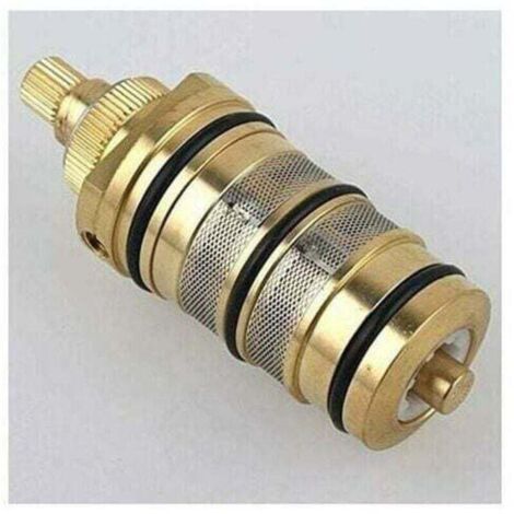 Cartouche Thermostatique et PoignéE en Laiton pour le Bain Douche pour Mitigeur MéLangeur Barre de Douche Robinet MéLangeur Douche Cartouche MéLangeur - DPZO