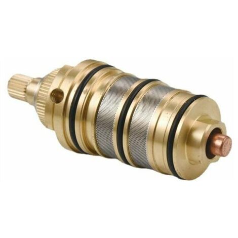 Cartouche Thermostatique et PoignéE en Laiton pour le Bain Douche pour Mitigeur MéLangeur Barre de Douche Robinet MéLangeur Douche Cartouche MéLangeur LKBD