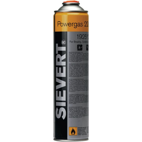 Cartouche vissable Powergas 2204 336 g 600 ml 1925 degr. C SIEVERT