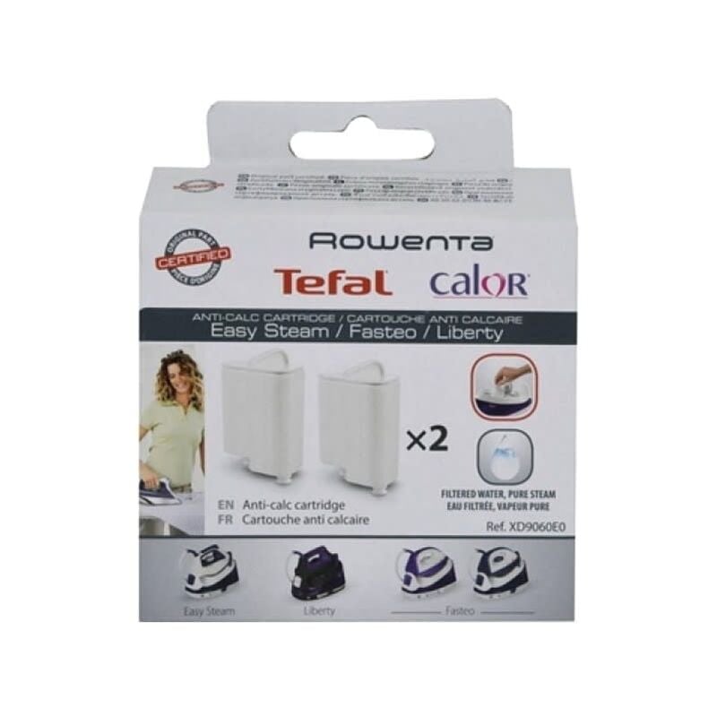 Rowenta - Cartouches anti-calcaire par 2, xd9060e0 - centrale vapeur