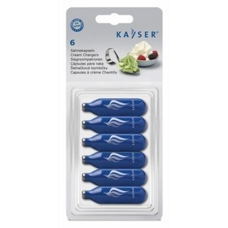 Cartouches crème chantilly x 6 pièces - Kayser