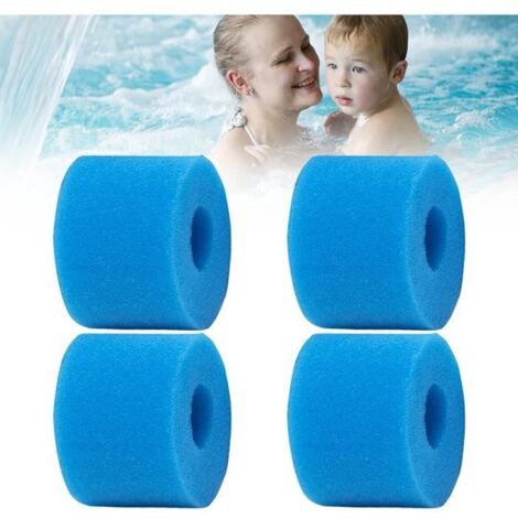 Cartouches de Filtre Type S1 pour Jacuzzi Intex 29001 E Pure Spa, Éponge Filtrante, Filtre en Mousse à Cartouche éponge Lavable