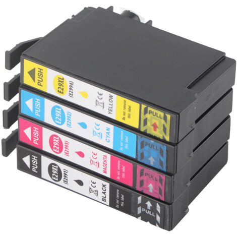 Cartouches d'encre 4 couleurs - Noir, Cyan, Magenta, Jaune - Compatible XP 235 et XP 245 - Accessoires imprimante