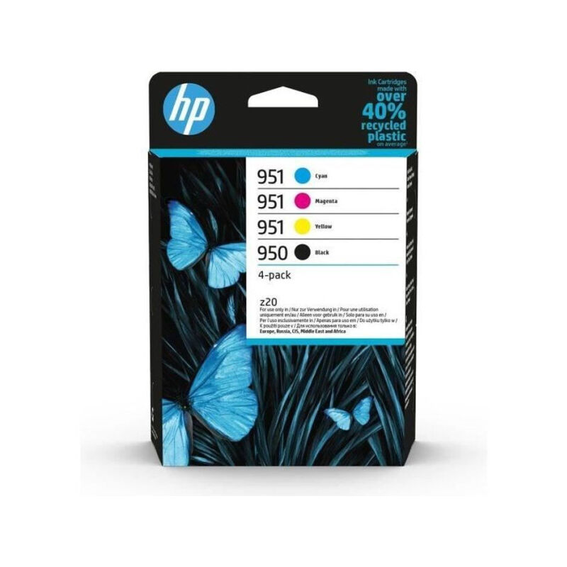 Sans Marque - Cartouches d'encre hp 950/951 authentiques pour OfficeJet Pro 8600 - Pack de 4 (noir, cyan, magenta, jaune)