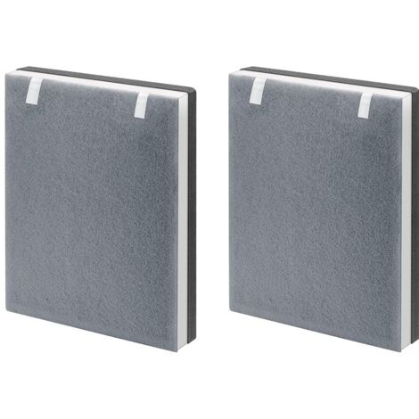 Cartouches filtrantes de rechange Vital 100 pour purificateurs d'air LEVOIT, préfiltre 3 en 1, système de filtration au charbon actif haute efficacité H13, lot de 2