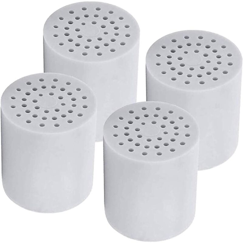 Shmshng - Cartouches Filtrantes Universelles pour Douche à 15 éTages (Paquet de 4) éLimine Le Chlore, Les Micro-Organismes et l'eau Dure