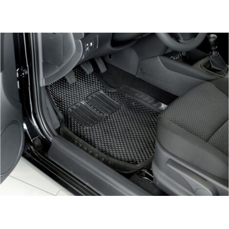 CARTREND Gummimattenset Gully 72x50,5cm mit Tropfgitter Aktionsartikel
