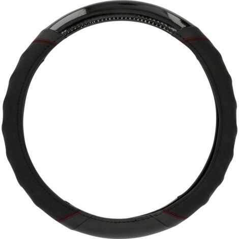 Cartrend Lenkradhülle schwarz-carbon Lenkradhüllen
