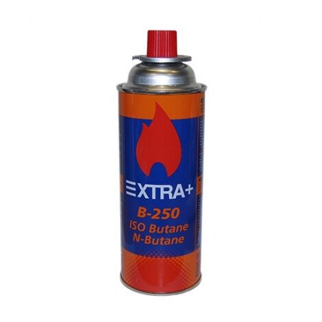 Cartuccia a gas extra+ butano, 220 gr