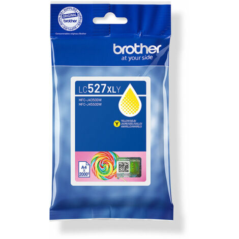 Cartuccia ad Inchiostro Originale Brother LC527XLY Giallo