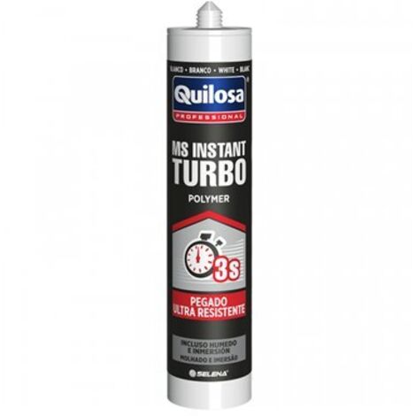 Cartuccia adesiva per montaggio istantaneo Turbo ms da 3 secondi. Quilosa bianca