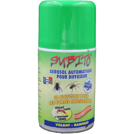 Cartuccia aerosol anti mosche e zanzare per diffusore 250ml