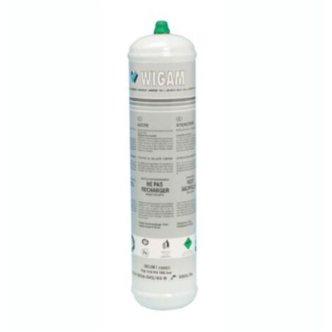 Cartuccia azoto usa e getta 950 cc tped per pressione impianti hvac wigam bn2/1-tped 11001060