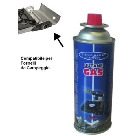 Cartuccia/Bombola/Bomboletta gas Butano 220g - SilverMatch