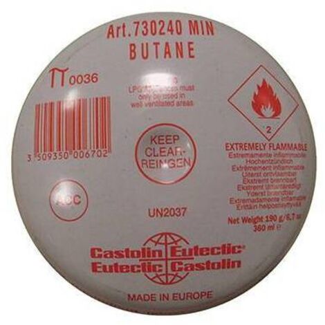 CARTUCCIA BUTANO gr 190 CASTO