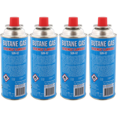 Cartuccia di gas butano Dunlop da 227 g (sostituzione per fornello a gas compatto)