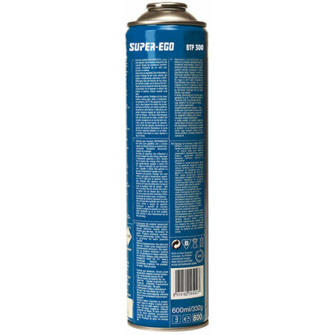 Cartuccia di Gas Super Ego BTP300 600 ml