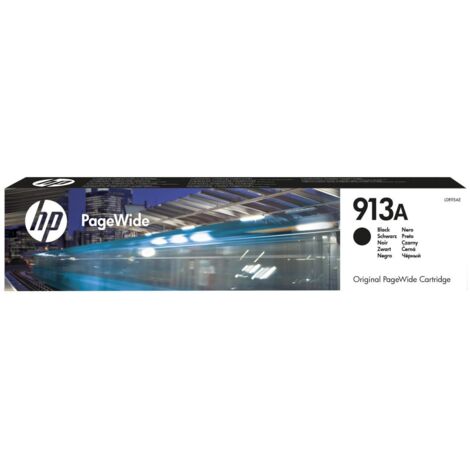 Cartuccia di inchiostro nero originale HP 913A per HP PageWide 377/452/477, compatibile con MFP P57750/P55250, capacit� di 3.500 pagine