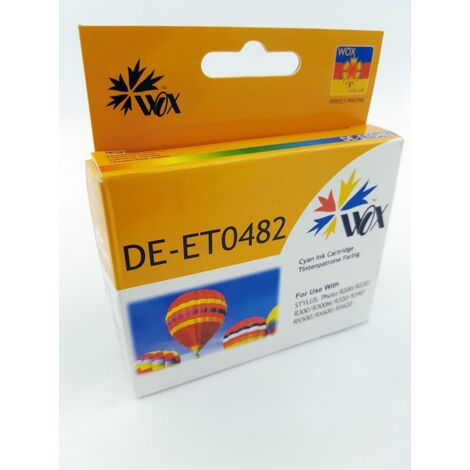 Cartuccia di inchiostro sostitutiva Wox Cyan EPSON T0482 C13T048240