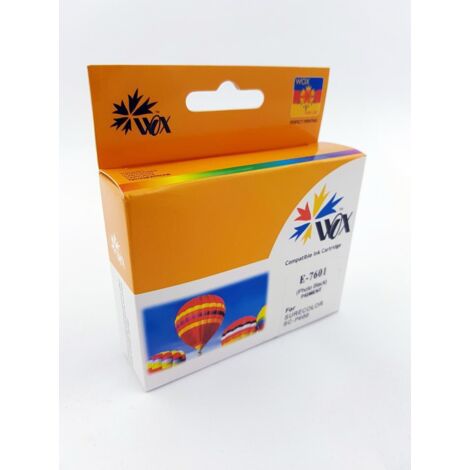 Cartuccia di inchiostro sostitutiva Wox Photo Black Epson T7601 C13T76014010