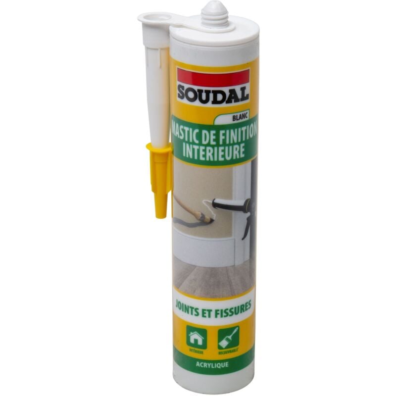 Soudal - Cartuccia di mastice bianco per muratura