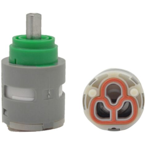 Cartuccia di ricambio  25 mm DianHydro con deviatore 2 vie tipo chiuso fondo piatto ricambio