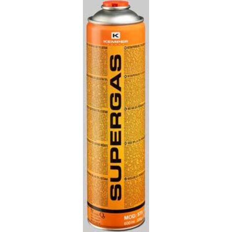 CARTUCCIA DI RICAMBIO SUPERGAS 600 ML  30% Propano  70% Butano     KEMPER
