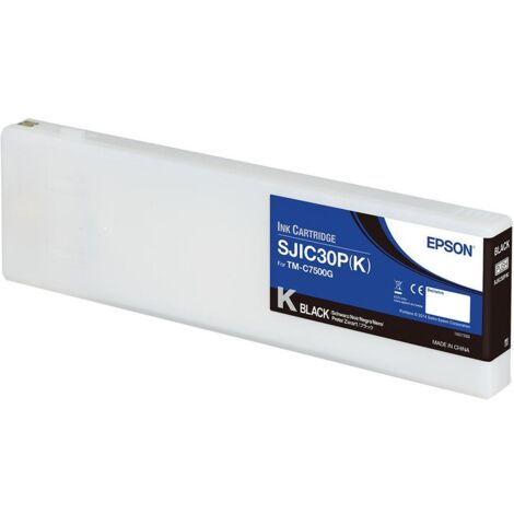 Cartuccia d'inchiostro Epson SJIC30P(K) Nera per ColorWorks C7500G