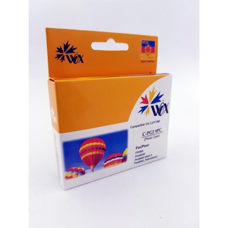 Cartuccia d'inchiostro Wox Photo Cyan Canon PGI 9PC, sostituzione PGI-9PC