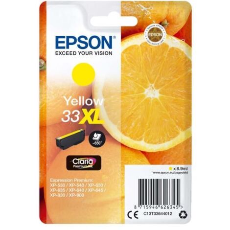 Cartuccia Epson Serie 33XL giallo [C13T33644022]