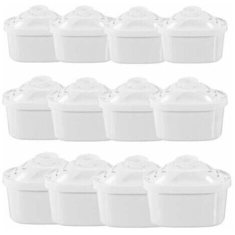 Cartuccia filtrante per caraffa, confezione da 12 filtri universali per caraffa filtrante e bollitore Brita Maxtra.