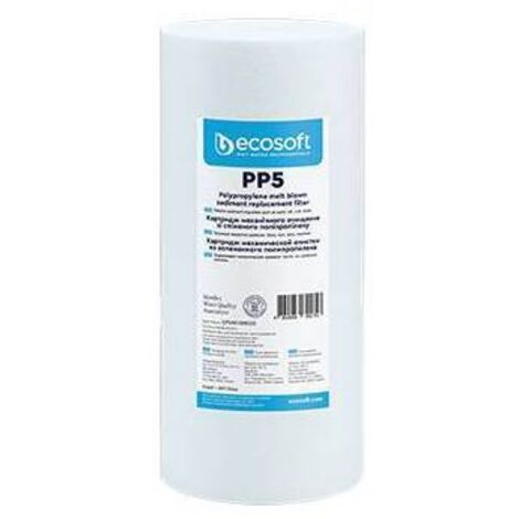 CARTUCCIA FILTRANTE PP 4,5" ECOSOFT H. 10" Micron 5
