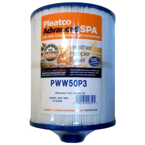 Cartuccia Filtro di Ricambio Pleatco per Idromassaggio Spa Garden Leisure dal 2009 in Avanti GL700 / GL800 / GL800XL & GLP 750L / GLP 850L & GLP 1200 - Diametro Cm 15,2 / H 23,4