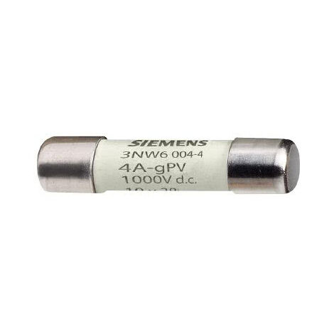 Cartuccia fusibile cilindrica, 10 x 38 mm, 10 A, gPV, Un DC 1000 V