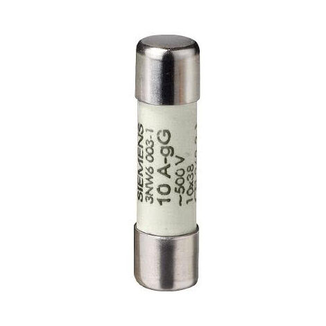 Cartuccia Fusibile cilindrica, 10 x 38 mm, 32 A, gG, Un AC 400 V